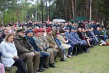 Leśnicy i samorządowcy upamiętnili  77 rocznice śmierci mjr Hubala.