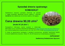 Obniżenie ceny drewna opałowego